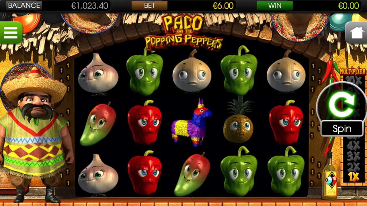 Paco and the Popping Peppers spilleautomat