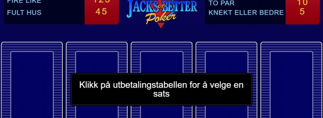 Jacks or Better
