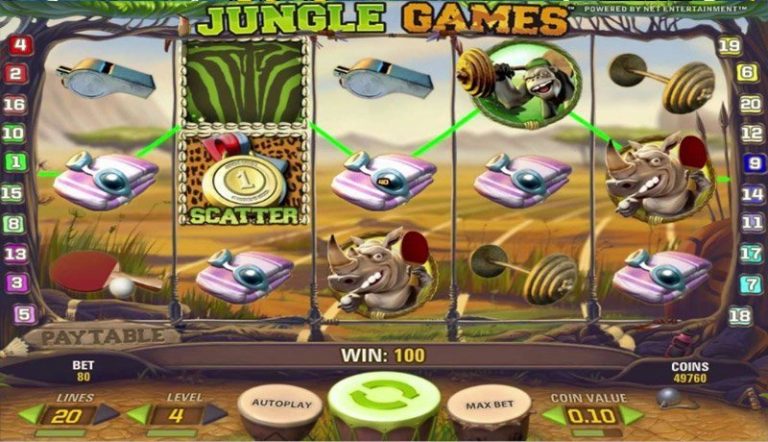 Jungle Games casinotopplisten