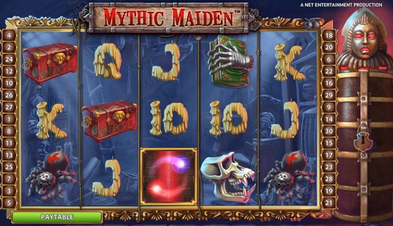 Mythic Maiden casinotopplisten