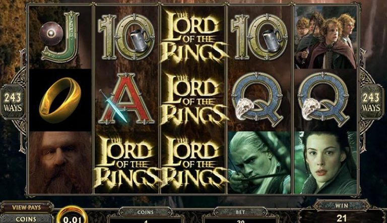Lord of the Rings casinotopplisten