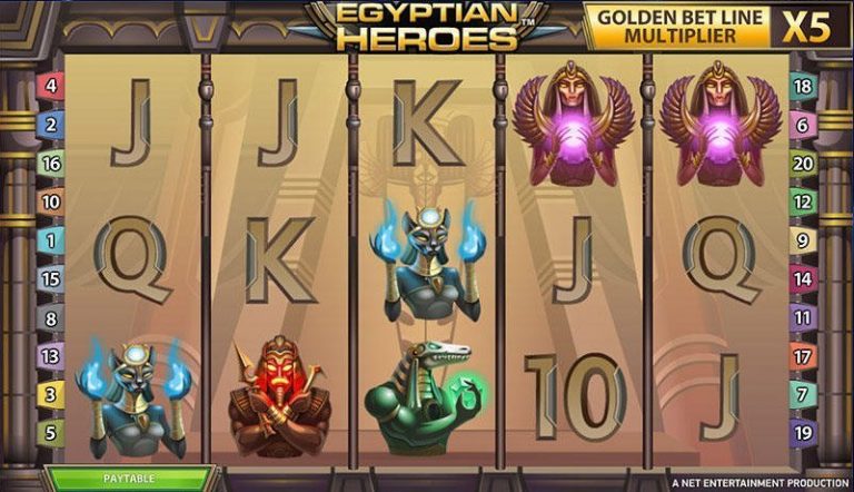 Egyptian Heroes casinotopplisten