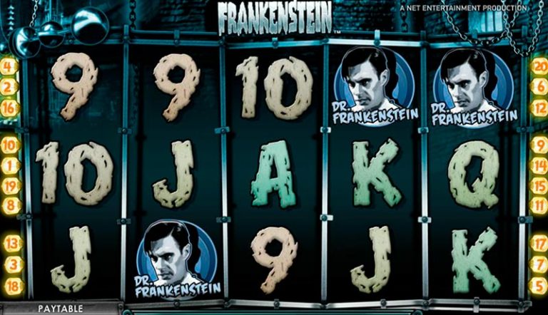 Frankenstein casinotopplisten