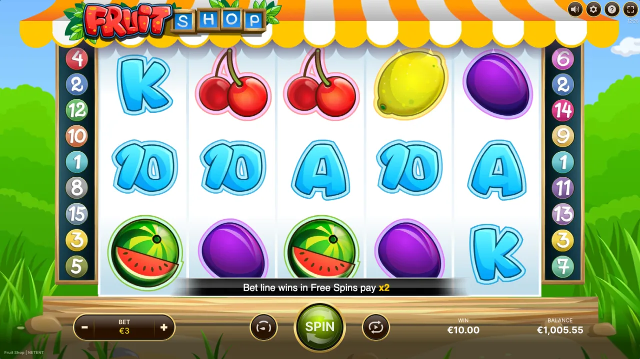fruit shop spilleautomat