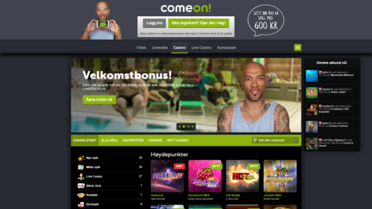 ComeOn bonus