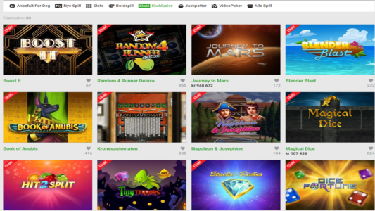 du får bonuser og tilbud hos unibet casino