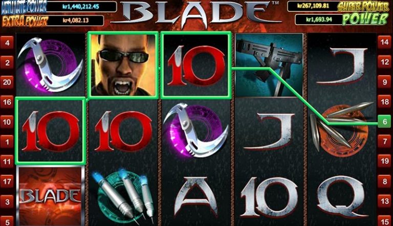 Blade casinotopplisten