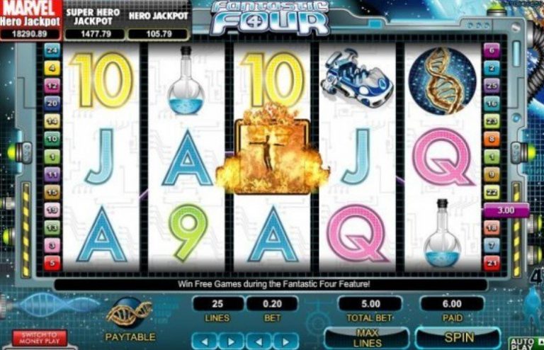 Fantastic Four casinotopplisten