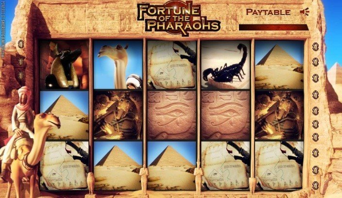 Fortune of the Pharaohs casinotopplisten