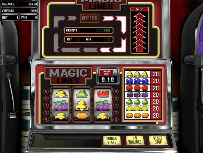 Magic Lines casinotopplisten