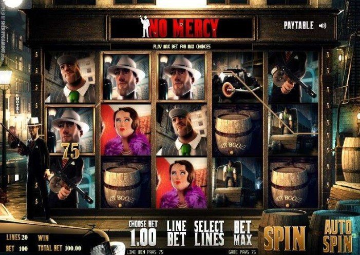 No Mercy casinotopplisten