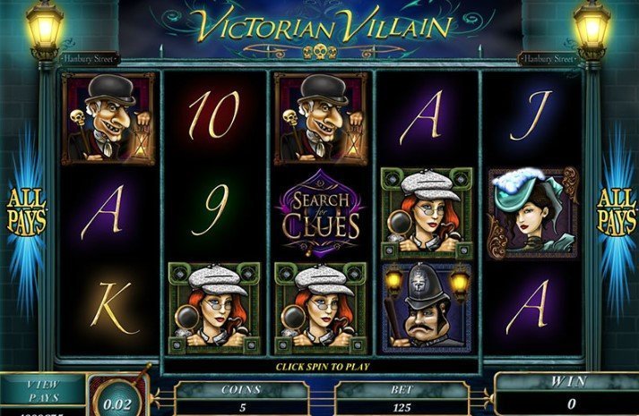 Victorian Villain casinotopplisten