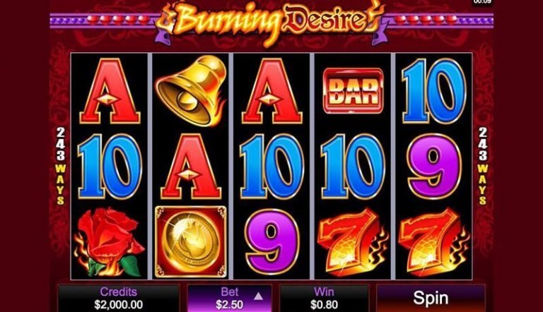 Burning Desire casinotopplisten