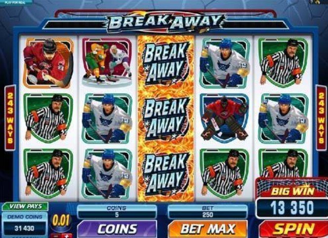 Break Away casinotopplisten