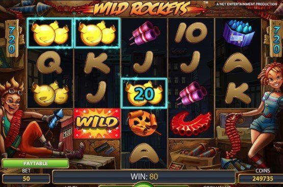 Wild Rockets casinotopplisten