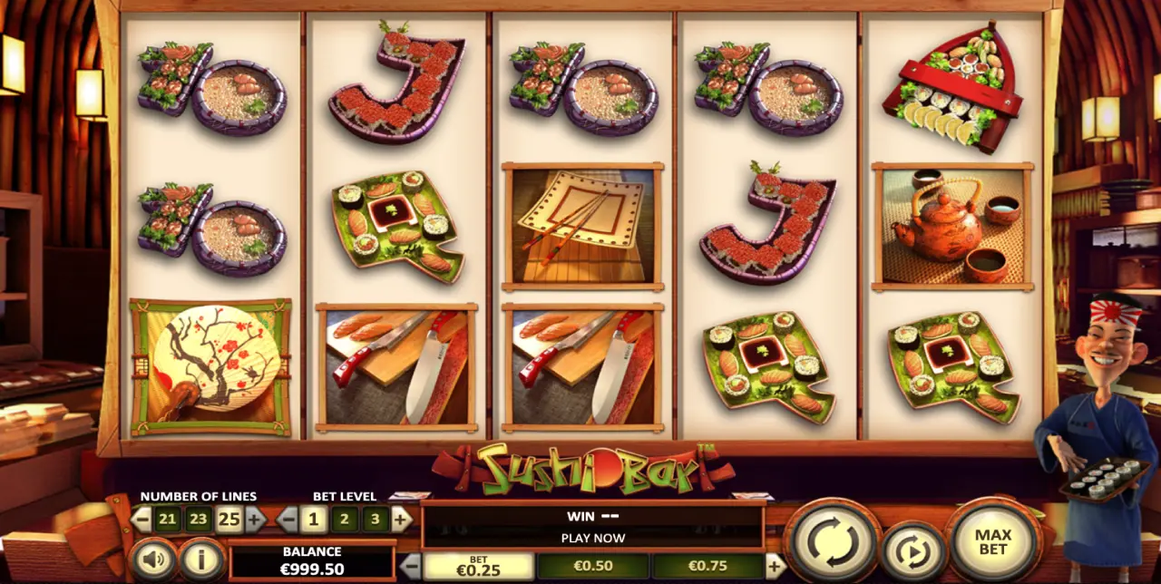 sushi bar spilleautomat