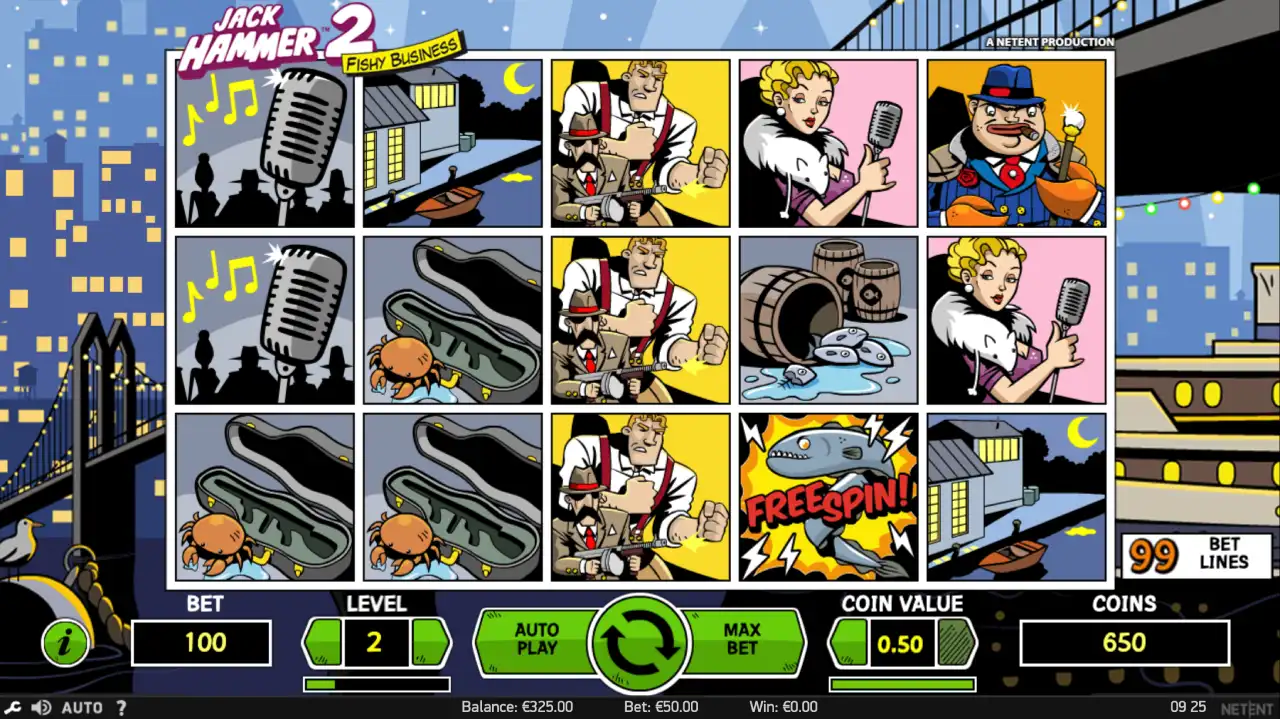 jack hammer 2 fishy business spilleautomat