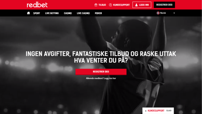 redbet gir bonus og tilbud