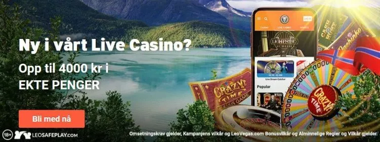 leovegas live casino bonus