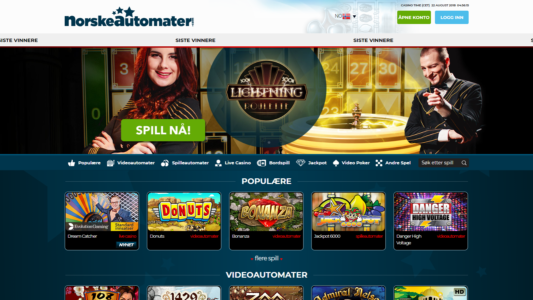 norskeautomater.com casino på nett