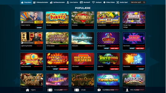 norskeautomater online casino på nett