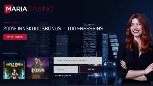 bonuser og gratisspinn hos maria bingo og casino