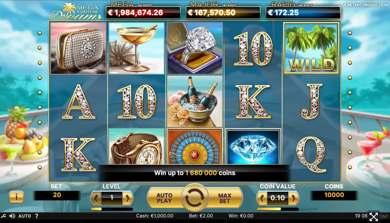 Mega fortune dreams slot