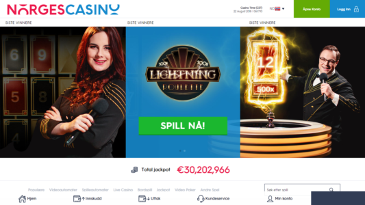 NorgesCasino byr på mange goder