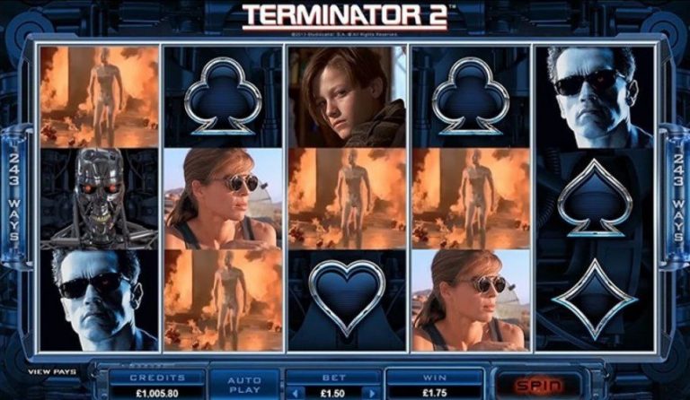 Terminator II casinotopplisten
