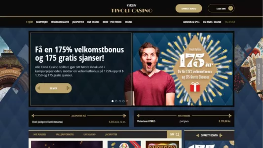 les om nettcasinoet tivoli casino