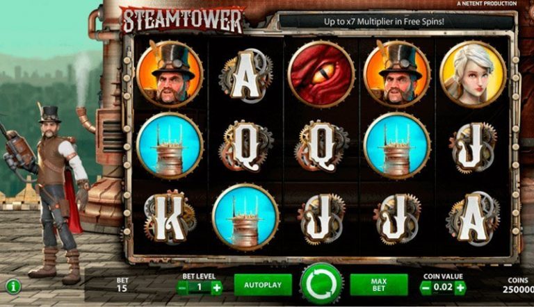 Steam Tower casinotopplisten