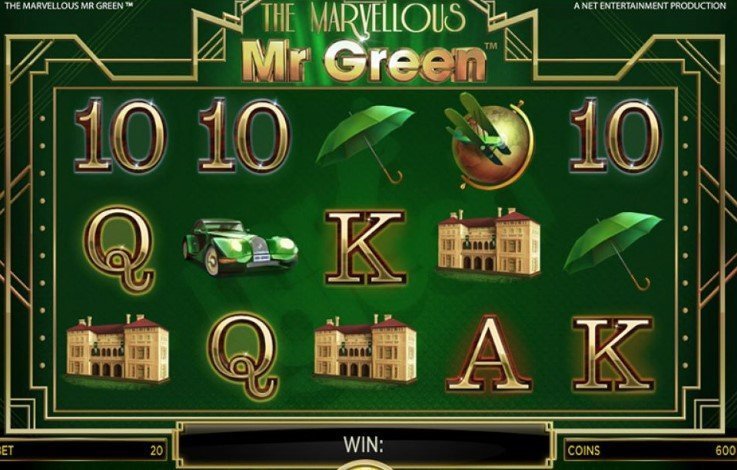 The Marvellous Mr Green casinotopplisten