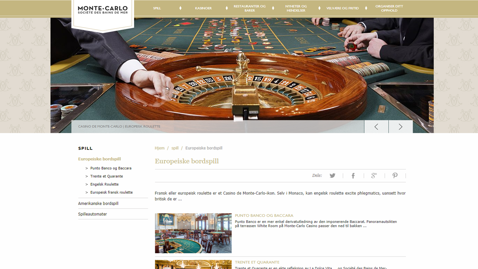 sjekk ut monte carlo casino online
