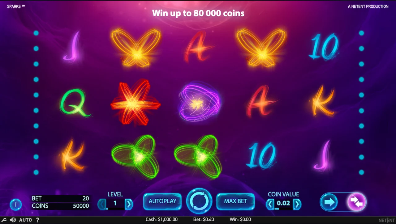 sparks slot netent