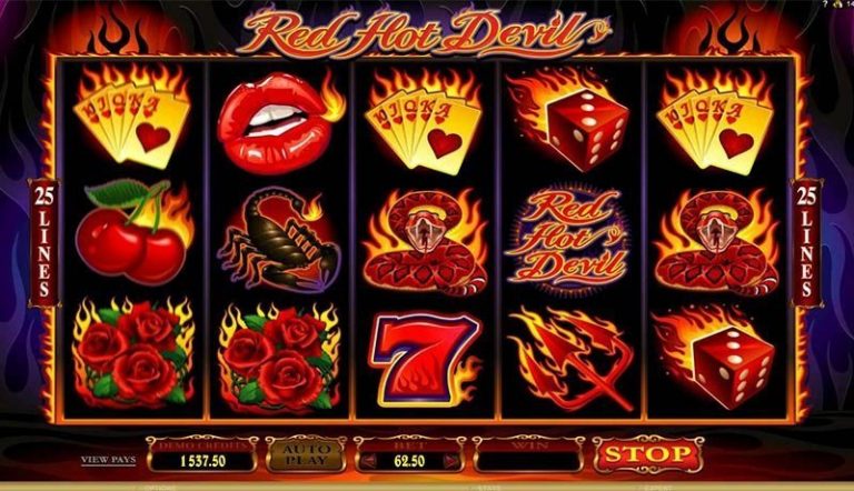 Red Hot Devil casinotopplisten