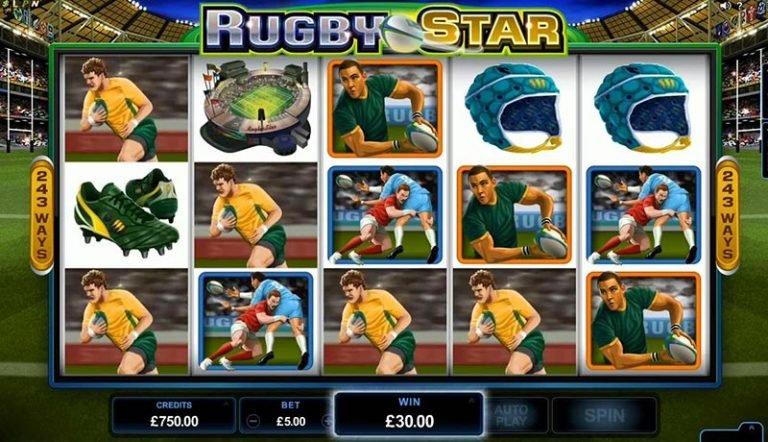 Rugby Star casinotopplisten