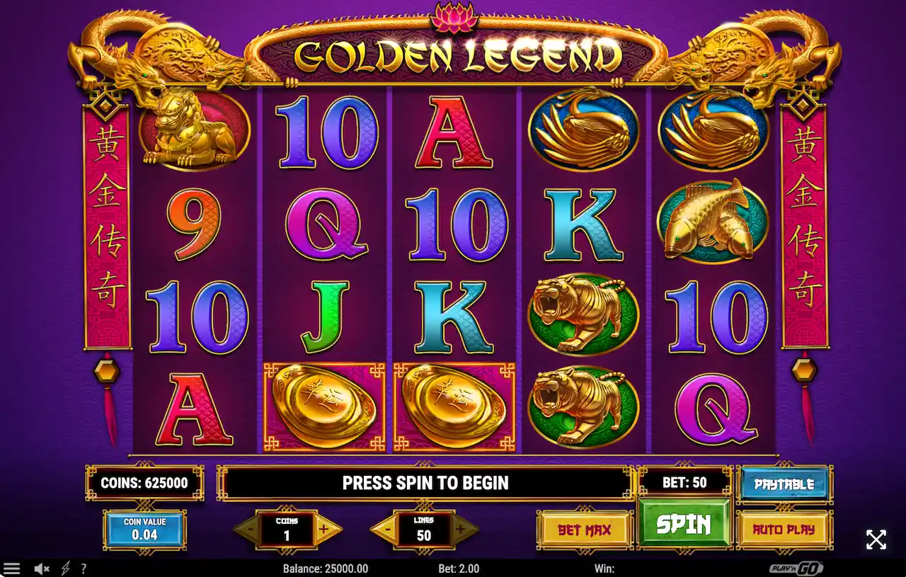 golden legend slot