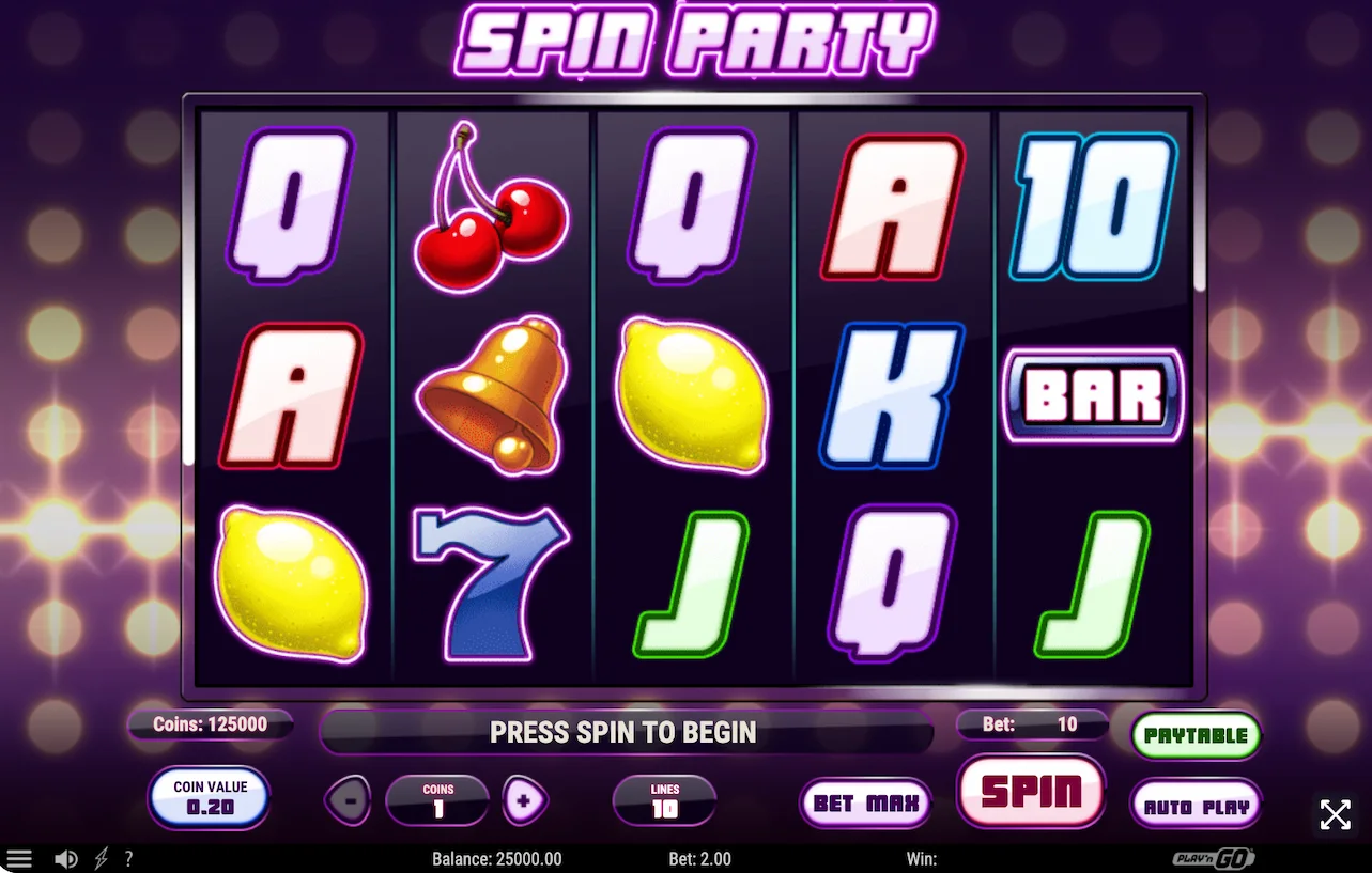 spin party slot