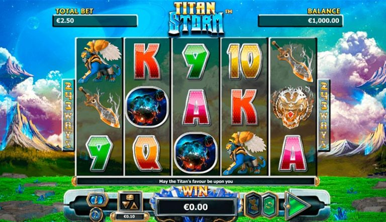 Titan Storm casinotopplisten