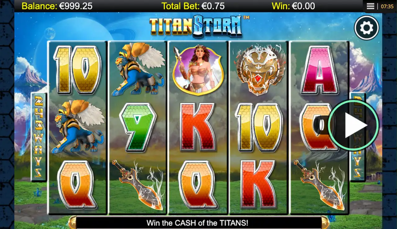 titan storm slot
