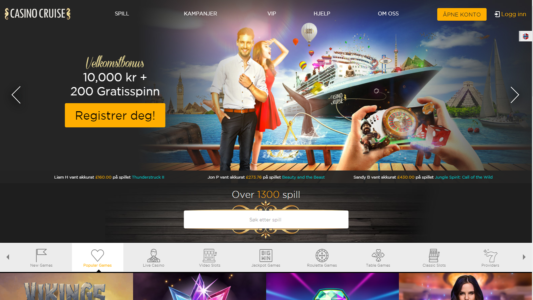 casino cruise omtale