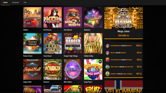 hva kan du spille hos mobil 6000 casino