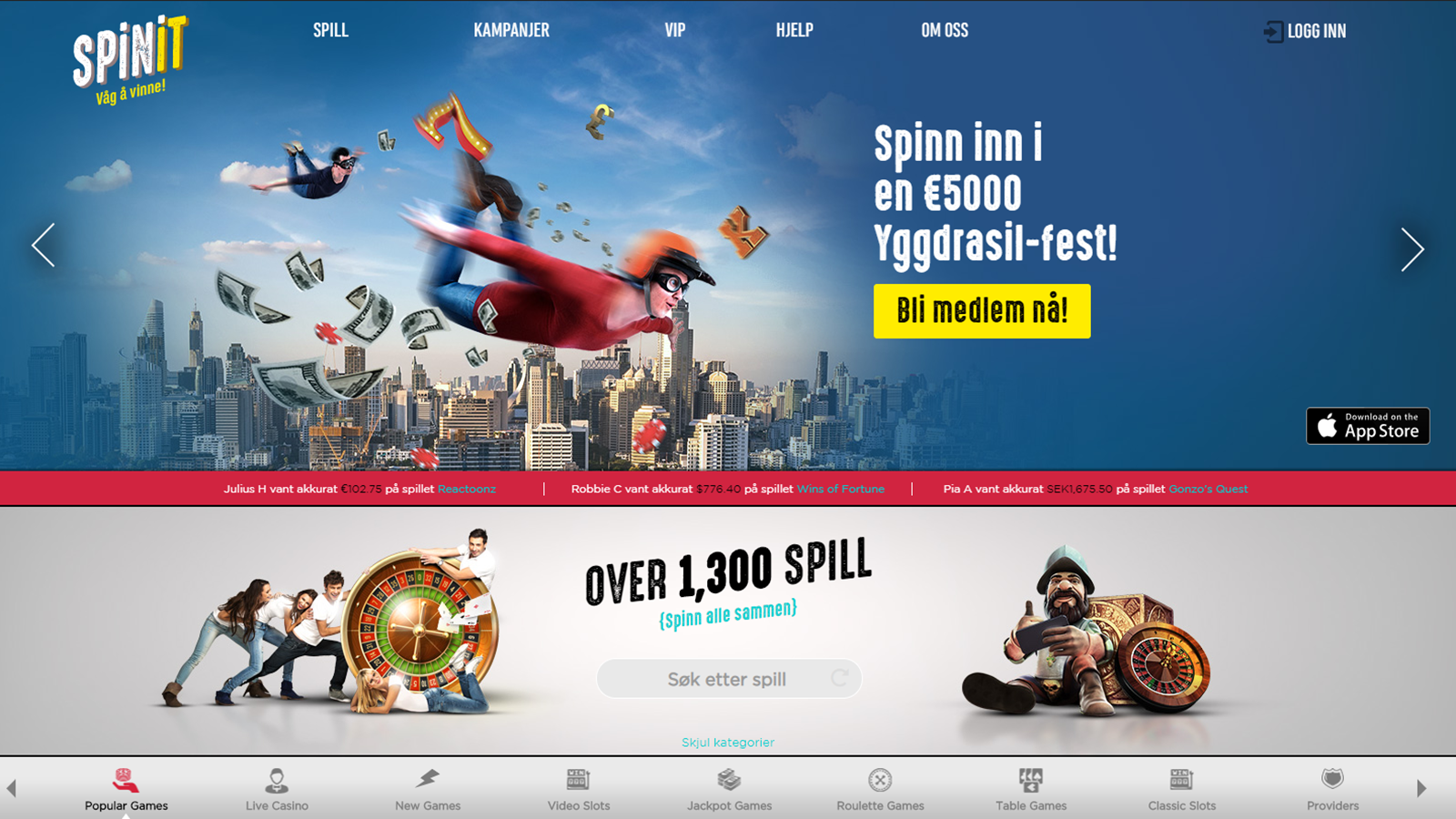 spinit casino omtale