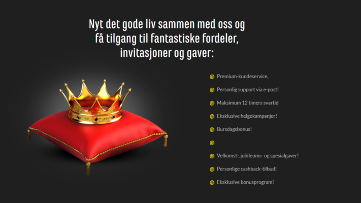 bli VIP hos Spinit Casino