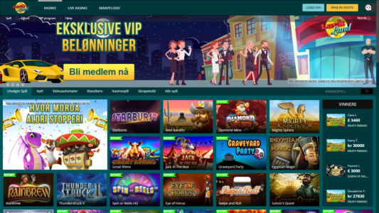 gode bonuser hos luckland casino