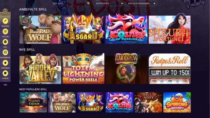 les vår omtale av spinjuju casino