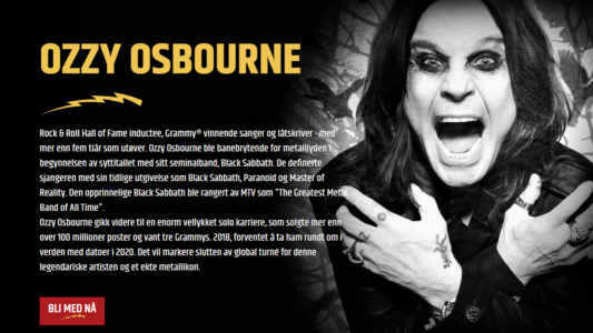 ozzy osbourne er ambassadør hos metal casino