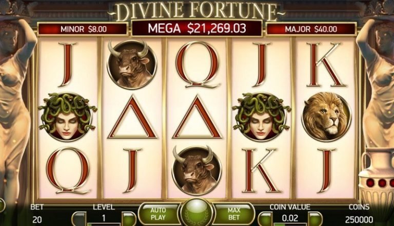 Divine Fortune casinotopplisten