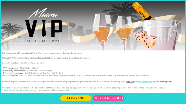 vip program hos miami dice casino