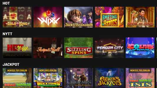 mobocasino er et spennende online casino